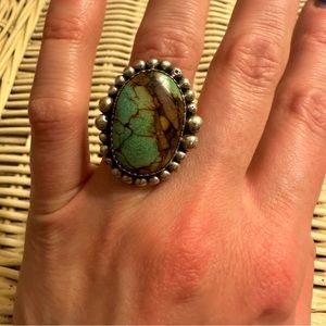 R D Baca Turquoise ring 6